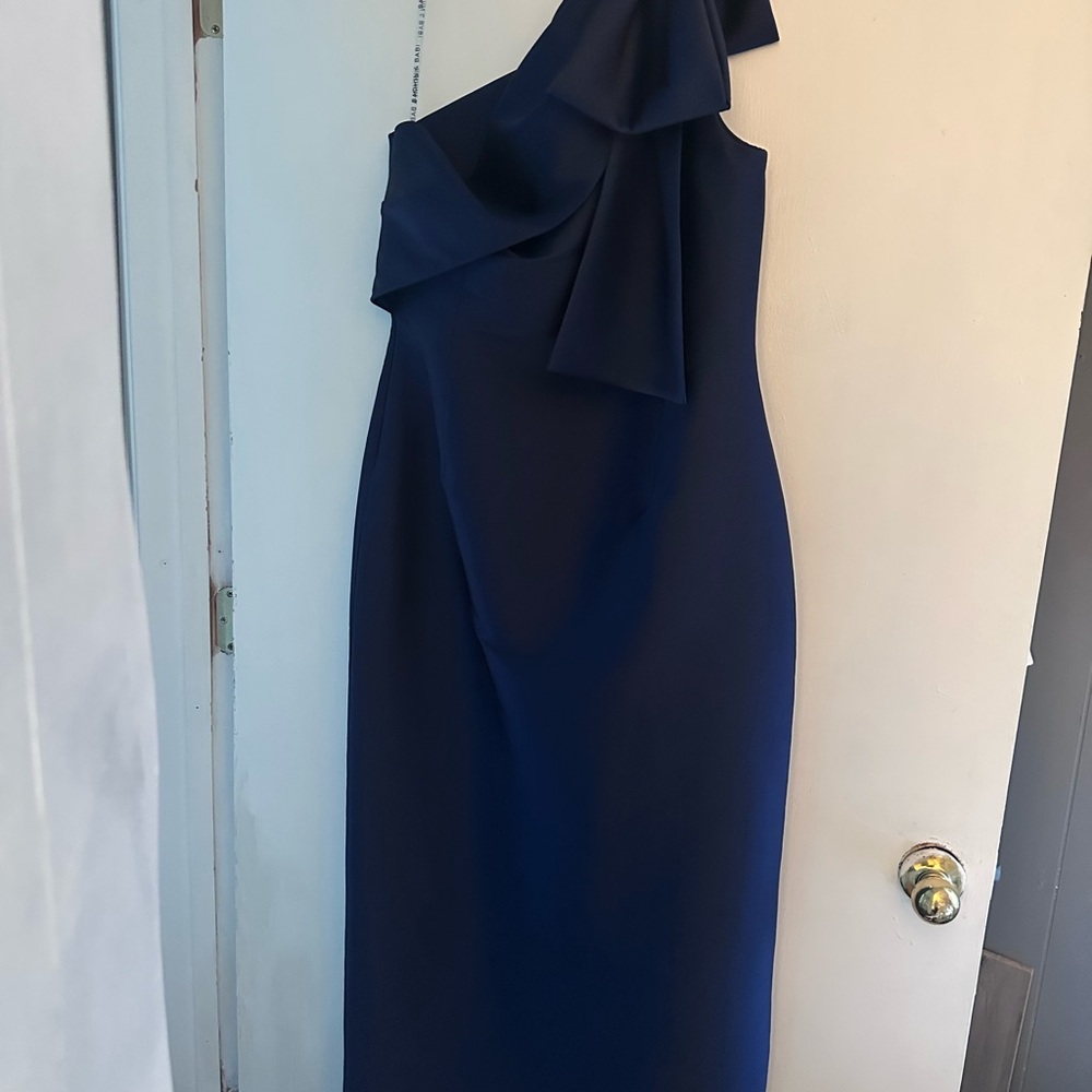 Sachin + Babi Blue Asymmetrical One-Shoulder Cocktail Dress NWT